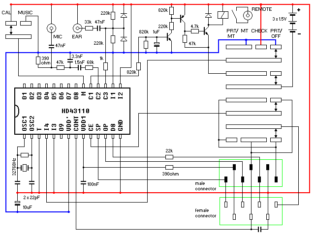 schematic of the FA-2 cassette interface