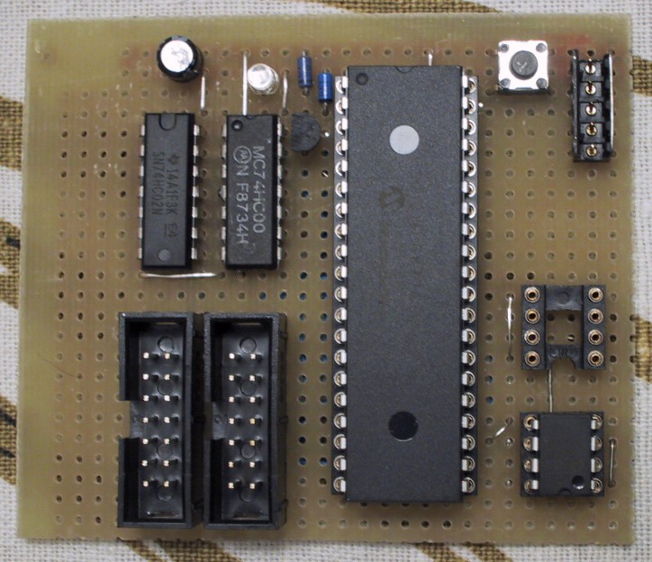 photo of the prototype board